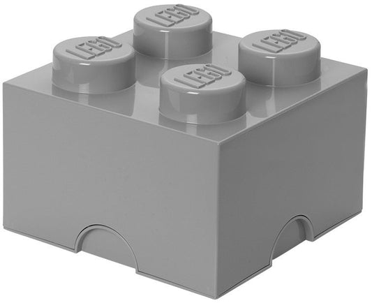 LEGO Storage Brick 4 Stone Grey
