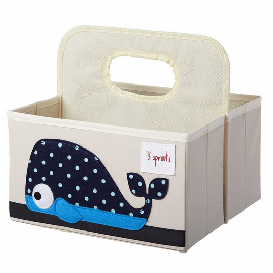 3 Sprouts Diaper Caddy - Whale