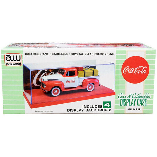 Auto World 1:43 Coca-Cola Cars & Collectible Display Case