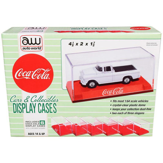 Auto World 1:64 Coca-Cola Cars & Collectible Display Cases