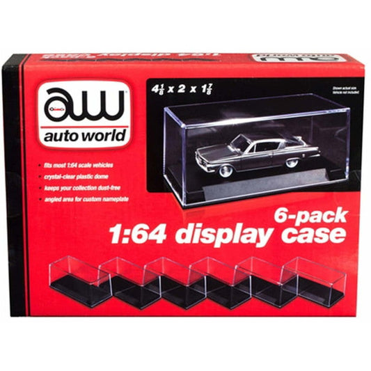 Auto World 1:64 Display Case (6 Pack)