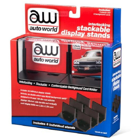 Auto World 1:64 Interlocking Stackable Display Stands
