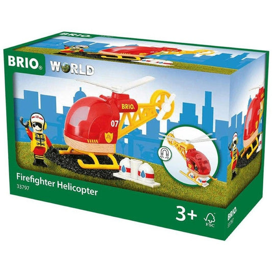 Brio World Firefighter Helicopter