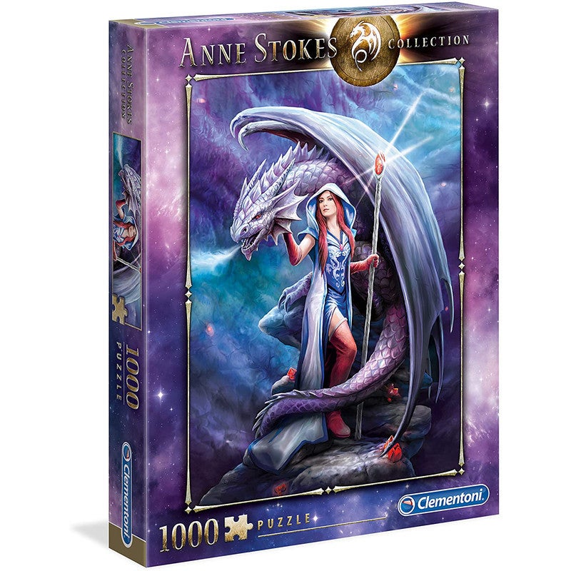 Clementoni Puzzle 1000pc Anne Stokes Dragon Mage