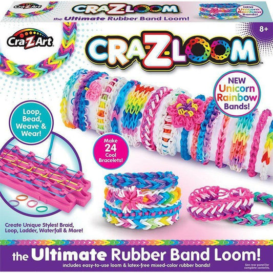 Cra-Z-Art Cra-Z-Loom The Ultimate Rubber Band Loom Unicorn Rainbow