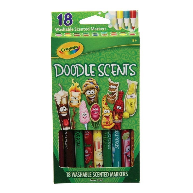 Crayola Doodle Scents Washable Markers 18pk