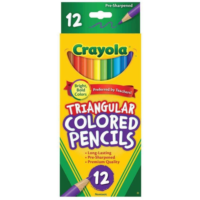 Crayola Triangular Colored Pencil (12pc)