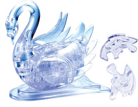 Crystal Puzzle Swan (44pc)