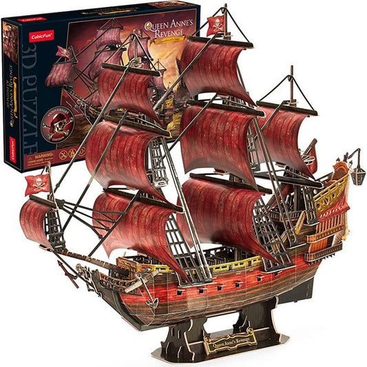 CubicFun 3D Puzzle Blackbeards Ship Queen Annes Revenge