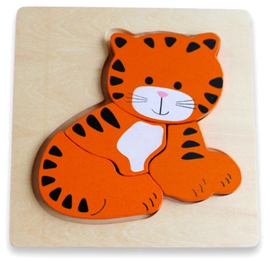 Discoveroo Chunky Puzzle Tiger