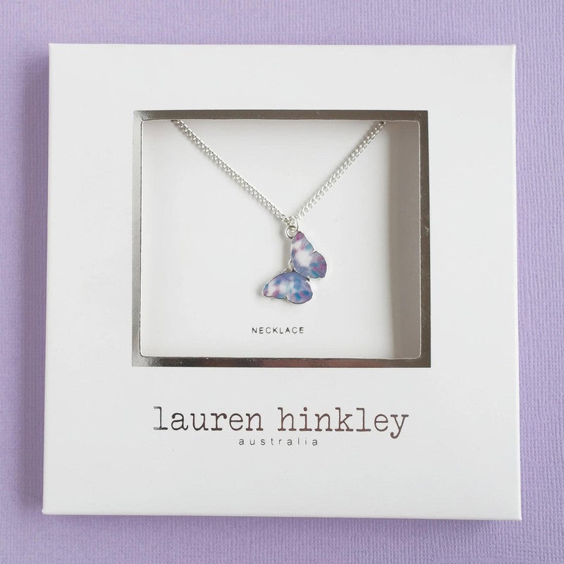 Lauren Hinkley Purple Magic Butterfly Necklace