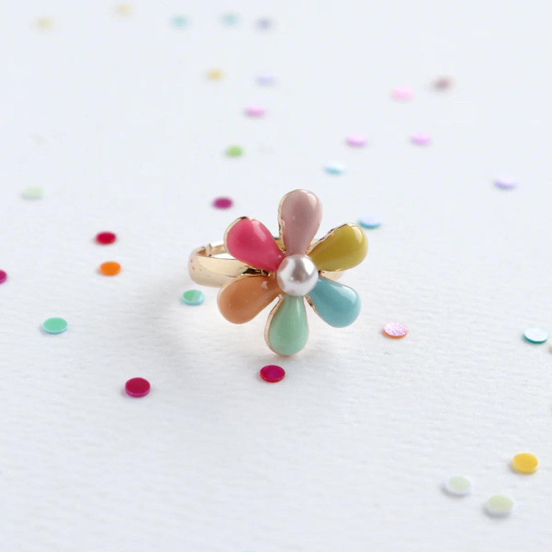 Mon Coco Rainbow Petal Ring