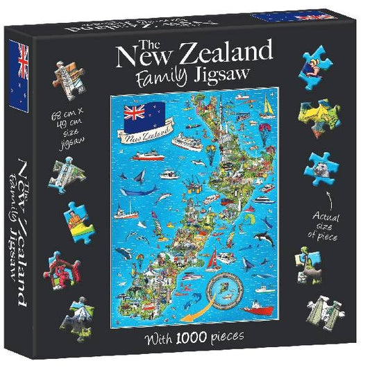 New Zealand Family Jigsaw 1000pcs