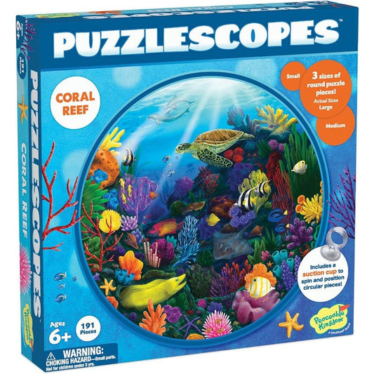 Peaceable Kingdom Puzzlescopes Coral Reef