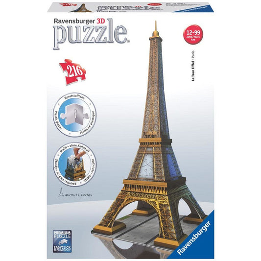 Ravensburger 3D Puzzle Eiffel Tower 3d Puzzle 216pc