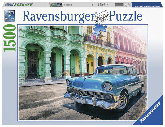 Ravensburger Adult Puzzle Cars of Cuba Puzzle 1500pc