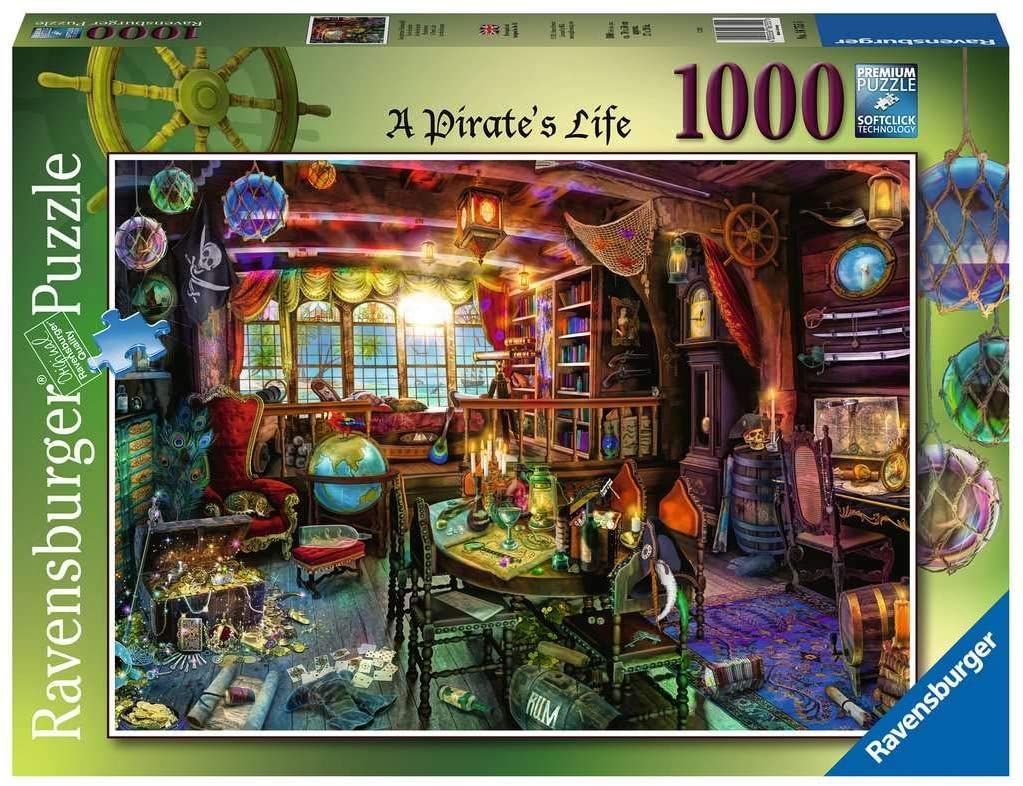 Ravensburger Adult Puzzle A Pirates Life Puzzle 1000pc