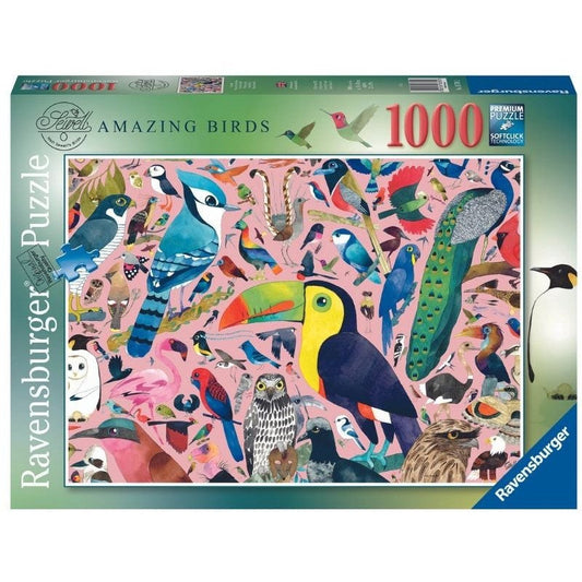 Ravensburger Adult Puzzle Amazing Birds Puzzle 1000pc