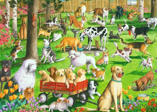 Ravensburger Adult Puzzle At the Dog Park Puzzle 500pcLF