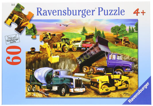 Ravensburger Kids Puzzle Construction Crowd Puzzle 60pc
