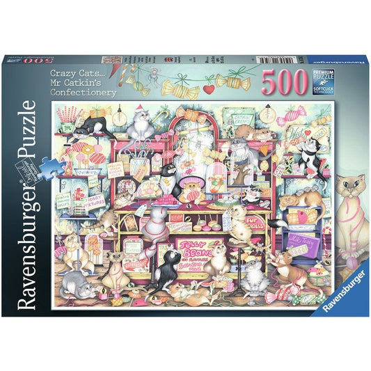 Ravensburger Adult Puzzle Mr Catkins Confectionery 500pc