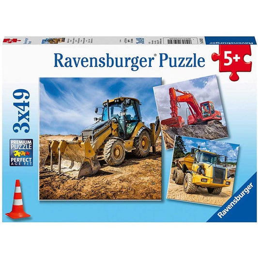 Ravensburger Kids Puzzle Digger at Work! 3x49pc