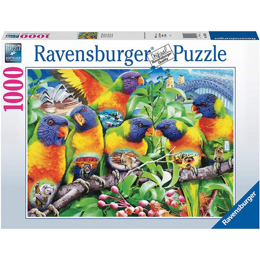 Ravensburger Adult Puzzle Land of the Lorikeet Puzzle 1000pc
