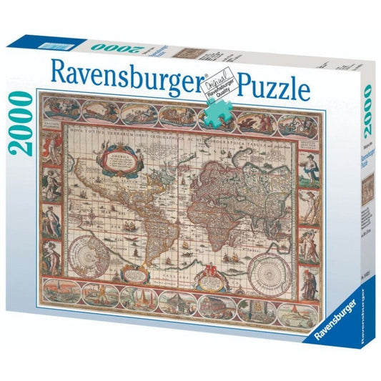 Ravensburger Adult Puzzle Map of World From 1650 Puzzle 2000pc