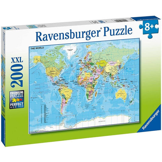 Ravensburger Kids Puzzle Map of the World 200pc