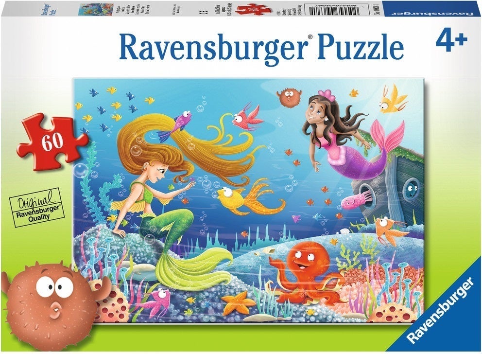 Ravensburger Kids Puzzle Mermaid Tales Puzzle 60pc