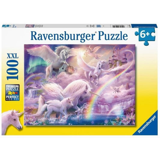 Ravensburger Kids Puzzle Pegasus Unicorns Puzzle 100pc