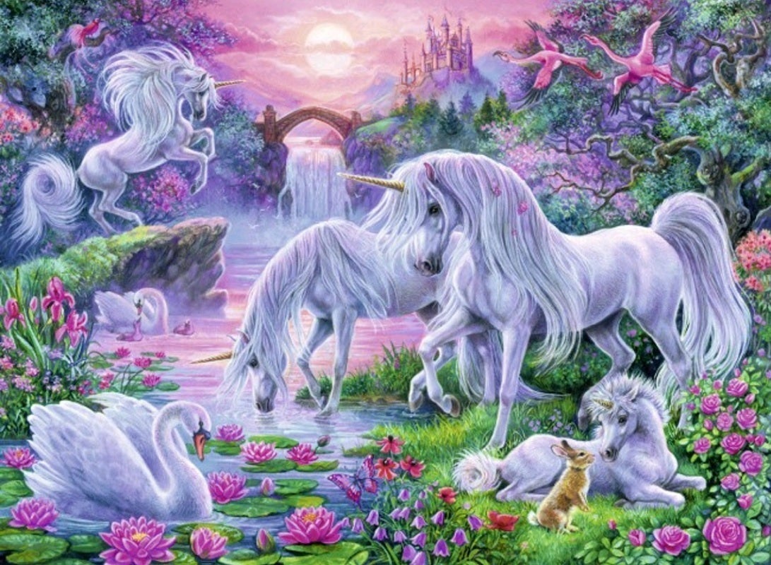 Ravensburger Kids Puzzle Unicorns at Sunset Puzzle 150pc