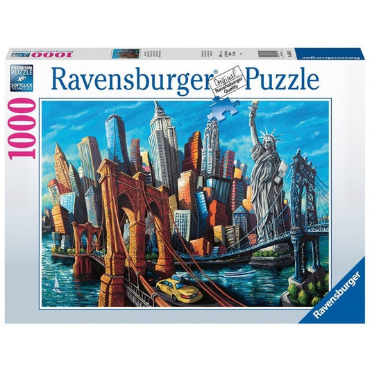 Ravensburger Adult Puzzle Welcome to New York Puzzle 1000pc