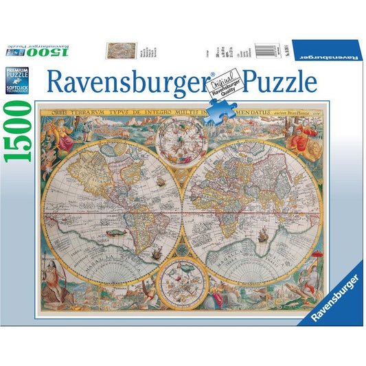 Ravensburger Adult Puzzle Historical Map Puzzle 1500pc