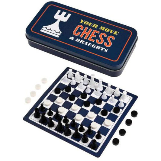Rex London Travel Chess and Draughts