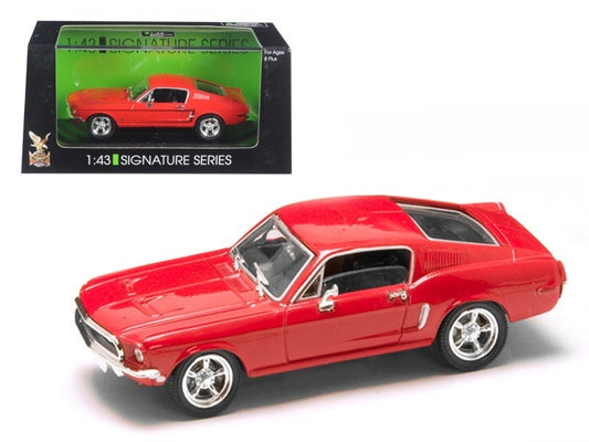 Road Signature 1:43 1968 Ford Mustang GT 2+2 Fastback Red