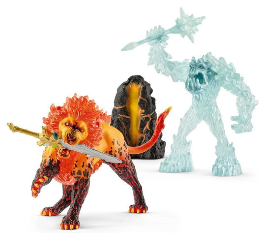 Schleich Eldrador Creatures Battle for the Superweapon - Frost Monster vs. Fire Lion