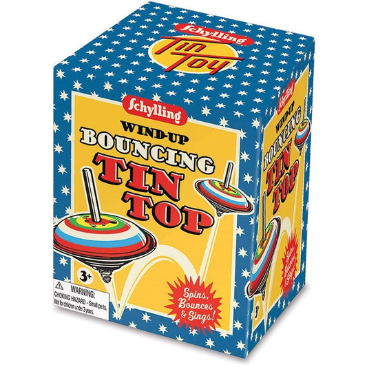Scylling Wind-Up Bouncing Tin Top
