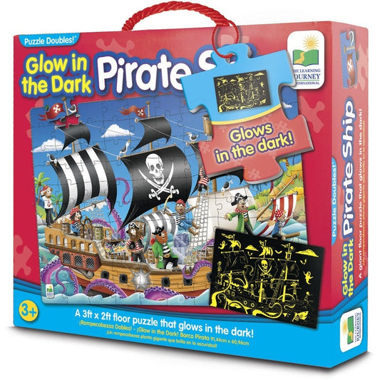 The Learning Journey Puzzle Doubles Glow In The Dark Pirate Ship
