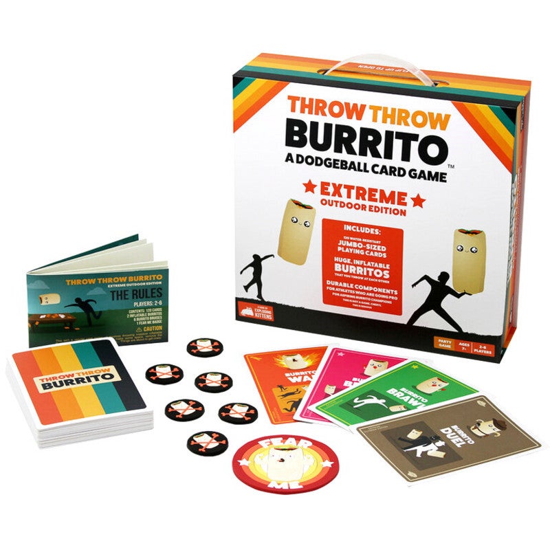 Exploding Kittens Throw Throw Burrito Extreme Outdoor Edition