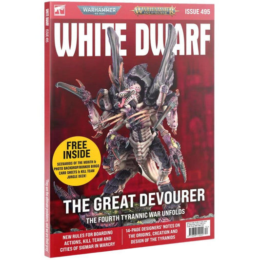 Warhammer Magazine White Dwarf Issue 495 December 2023